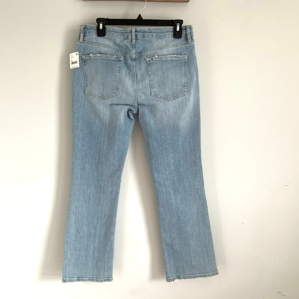 🆕FREE PEOPLE Liv Crop Flare Leg Mid Rise Jeans-Sizes 26, 27, 29, 30 - Picture 12 of 14